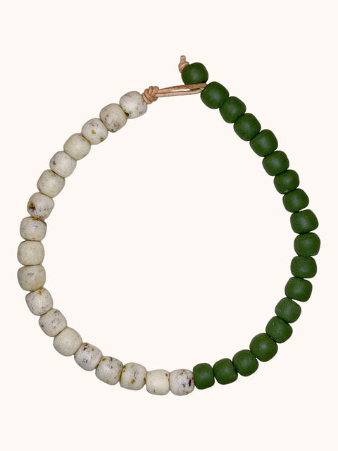 Recycled Glass Beaded Necklace